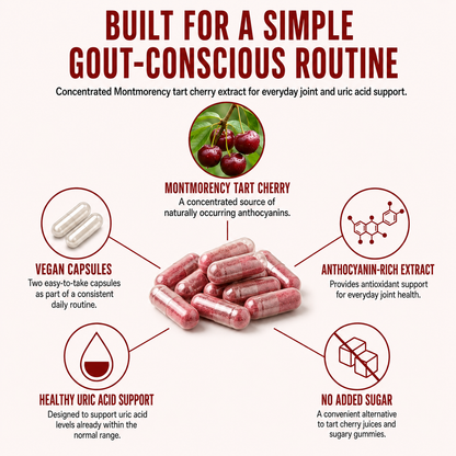 Tart Cherry – Uric Acid & Joint Support