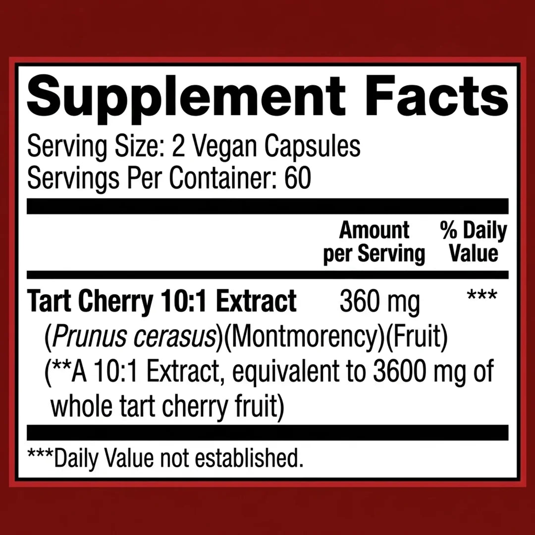 Tart Cherry – Uric Acid & Joint Support